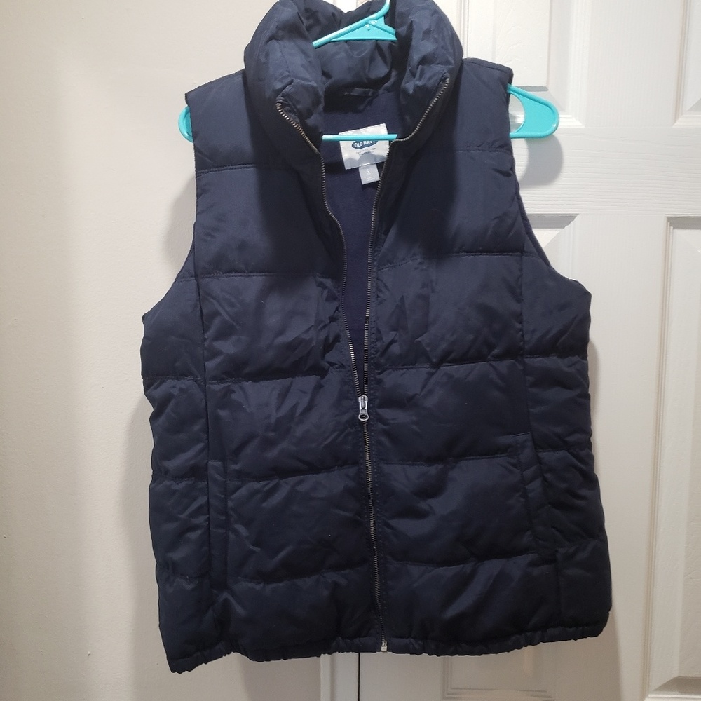 OLD NAVY Navy Fleece Vest